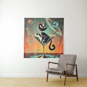 The Life Of A Showgirl Cat Tapestry