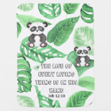 The Life Of Every Living Thing Panda Baby Blanket