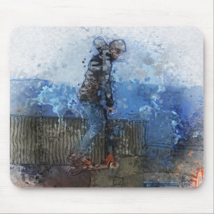 The Lift - Scooter Rider Mouse Pad