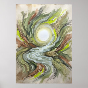 The light behind the eyes poster