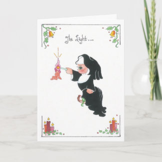 "The Light" Holiday Card by Ani Postin