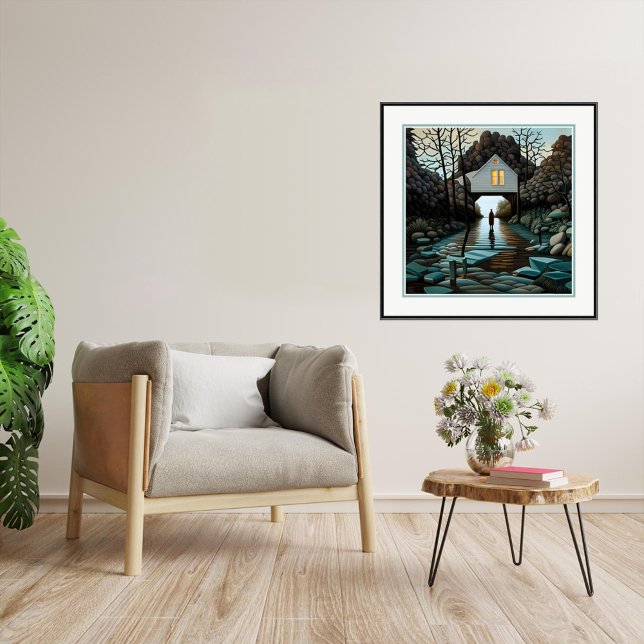 The Light In The Window - Art Print (The Light In The Window.
Artist: Roger Smith
)
