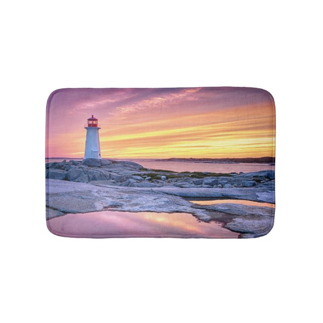 The Light Keeper | Peggy'S Cove Bath Mat (Front)