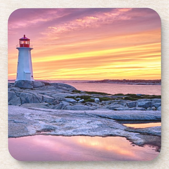 The Light Keeper | Peggy'S Cove Coaster (Front)
