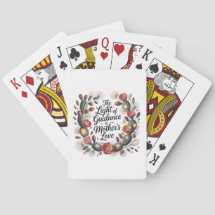 The Light Of Guidance Is Mother's Love Playing Cards