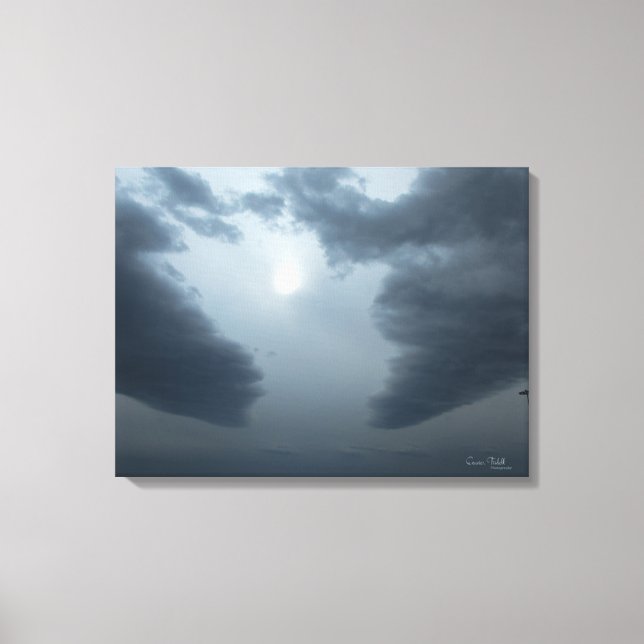 "The light shines in the darkness" Canvas Print (Front)
