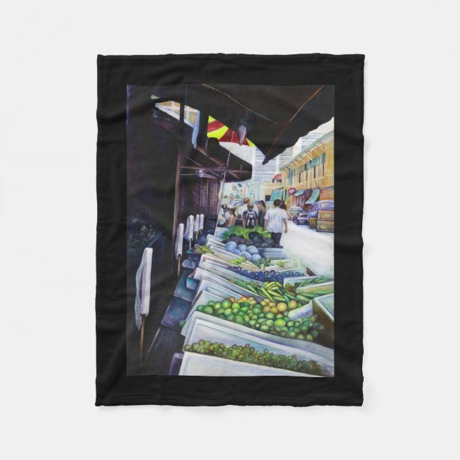 The Lighter Side of Lavender Street, Singapore Fleece Blanket (Front)