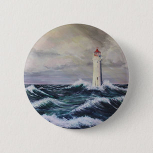 The Lighthouse 6 Cm Round Badge