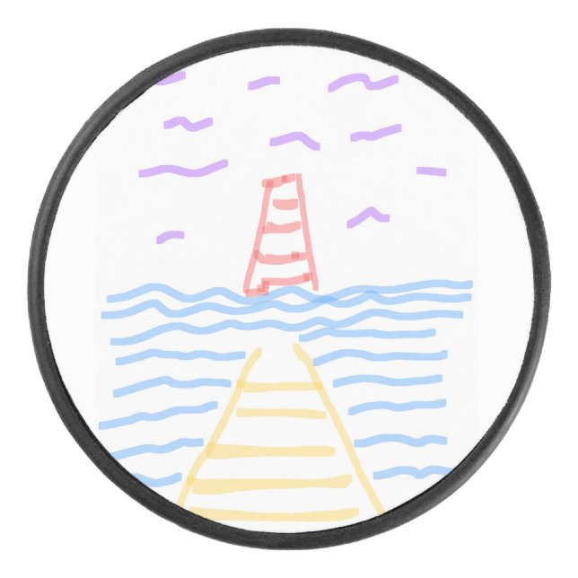 The Lighthouse and the Pier Puck (Front)