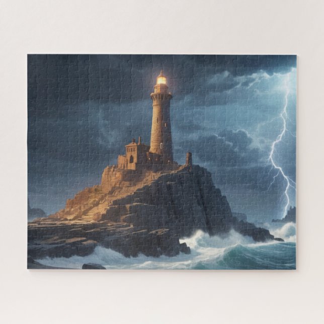  The Lighthouse of Alexandria as seen by Ai Jigsaw Puzzle (Horizontal)