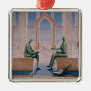 The Lightness of Banking 1989 Metal Tree Decoration