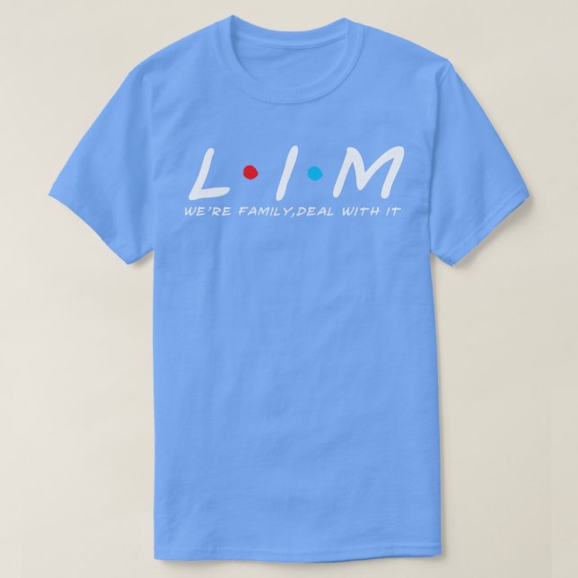 The Lim Family Lim Surname Lim Last name T-Shirt (Design Front)