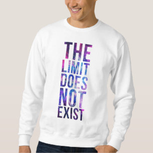 The limit does not exist. sweatshirt