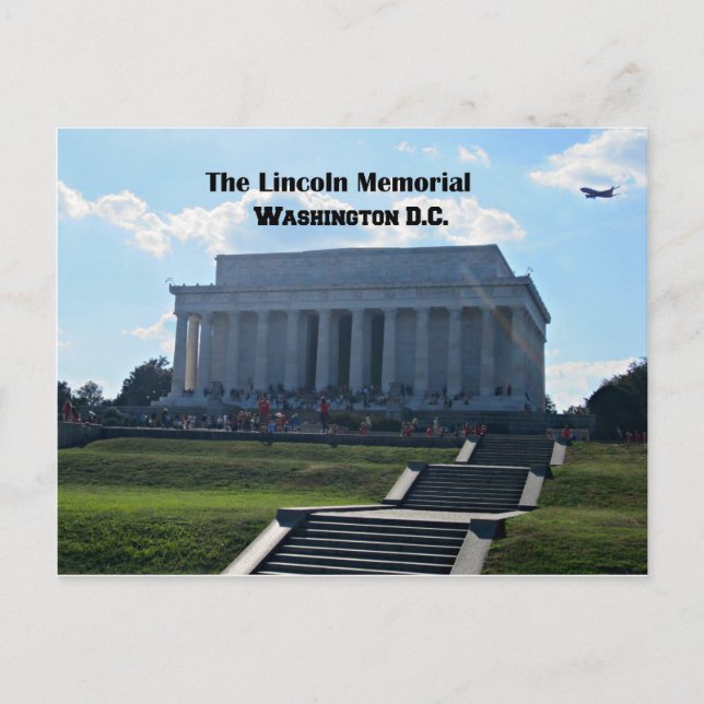 The Lincoln Memorial Postcard (Front)