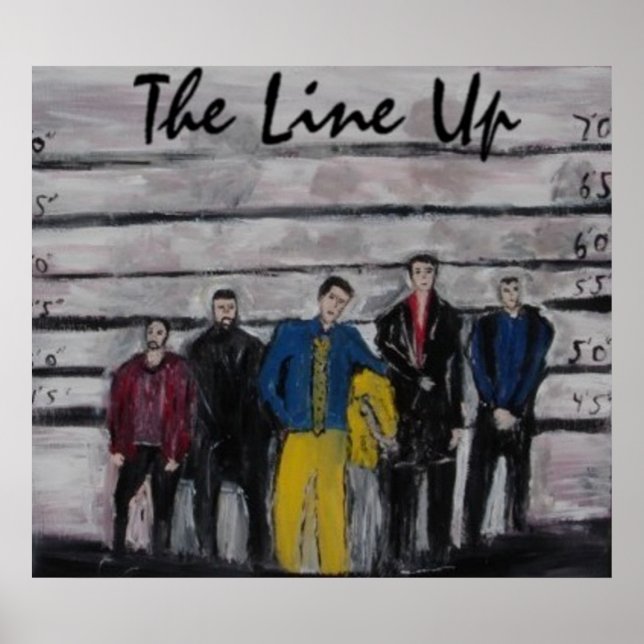 THE LINE UP POSTER (Front)