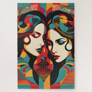 The link, graphic portraits of pop art jigsaw puzzle