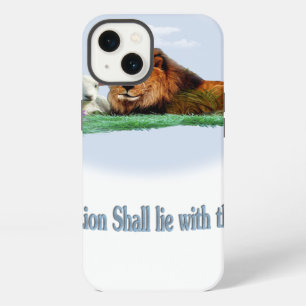 The lion and the lamb art iPhone 13 case