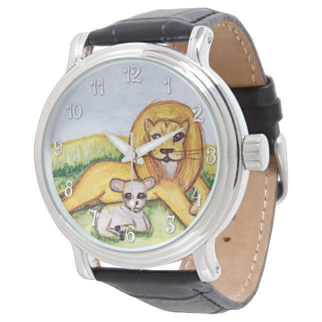 The Lion and the Lamb Watch (w/Numbers) (Angled)
