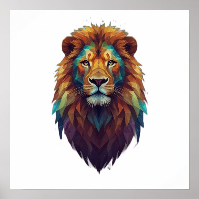 The lion art  poster (Front)