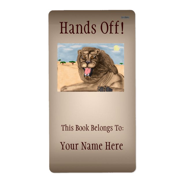 The Lion Bookplate (Front)