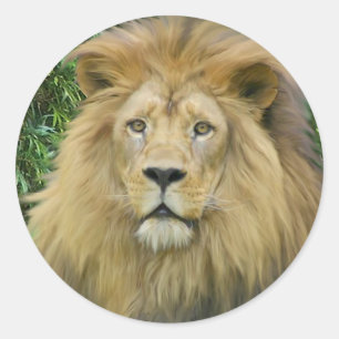 The Lion Classic Round Sticker
