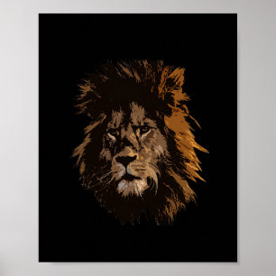 The Lion Doesn' Wipe Sigma Lion Poster