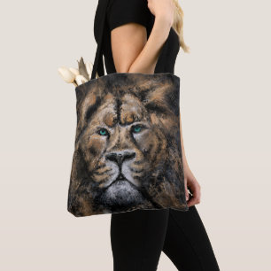 The Lion King - Abstract Art Modern Style Painting Tote Bag