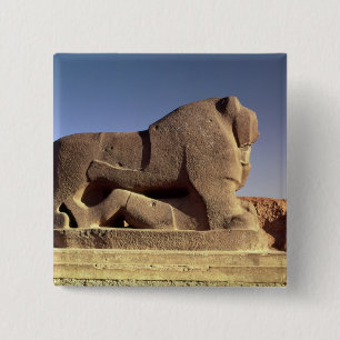 The Lion of Babylon 15 Cm Square Badge
