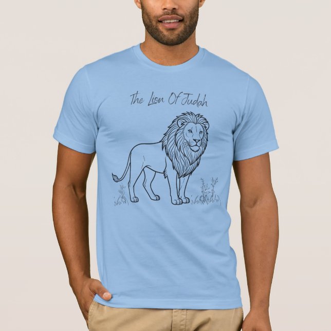 The Lion of Judah Christian Tri-Blend Shirt (Front)