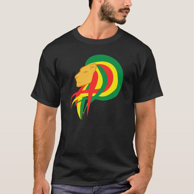 The Lion of Judah -  Haile selassie I T-Shirt (Front)
