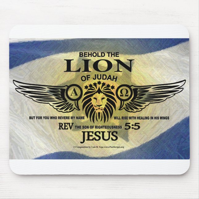 The Lion of Judah Mouse Pad (Front)