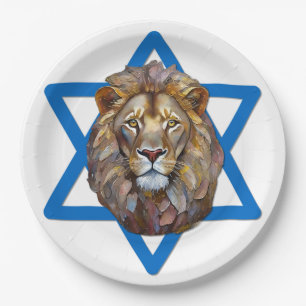 The Lion Of Judah Paper Plate