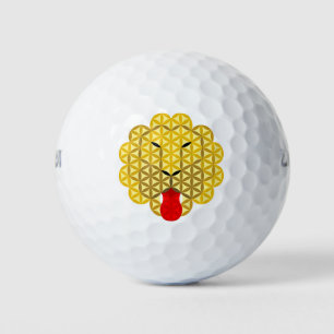 The Lion Of Life - Alpha male, 05, Sacred Animals. Golf Balls