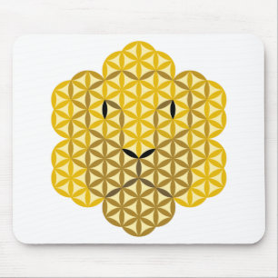 The Lion Of Life - Alpha male, 06, Sacred Animals. Mouse Pad