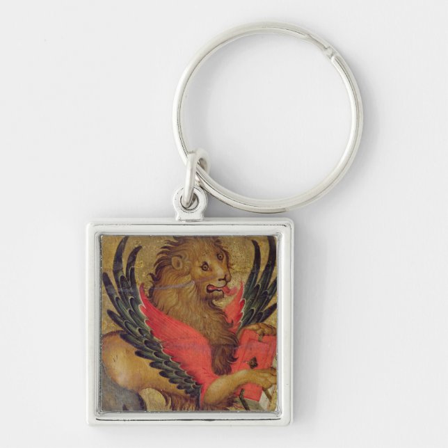 The Lion of St. Mark (oil on panel) Key Ring (Front)