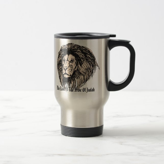 The Lion Of The Tribe Of Judah, Travel Mug (Right)