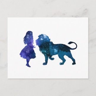 The lion postcard