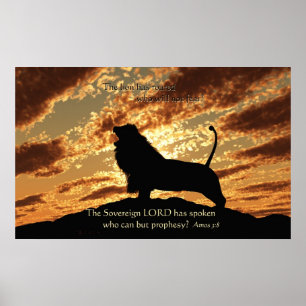 The Lion Roars Poster