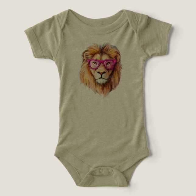 The Lion with Pink Glasses (Design Front)