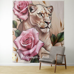 "The Lioness' Rose" Tapestry