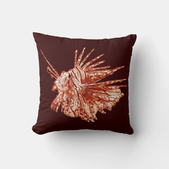The Lionfish Cushion (Front)