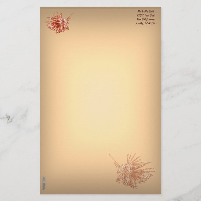 The Lionfish Stationery (Front)