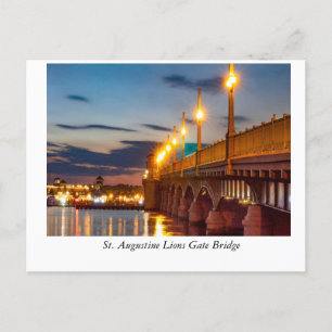 The Lions Gate Bridge of St. Augustine Postcard