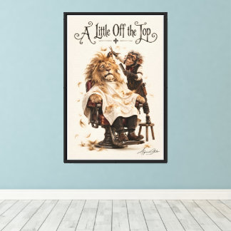 The Lion's Haircut Canvas Print