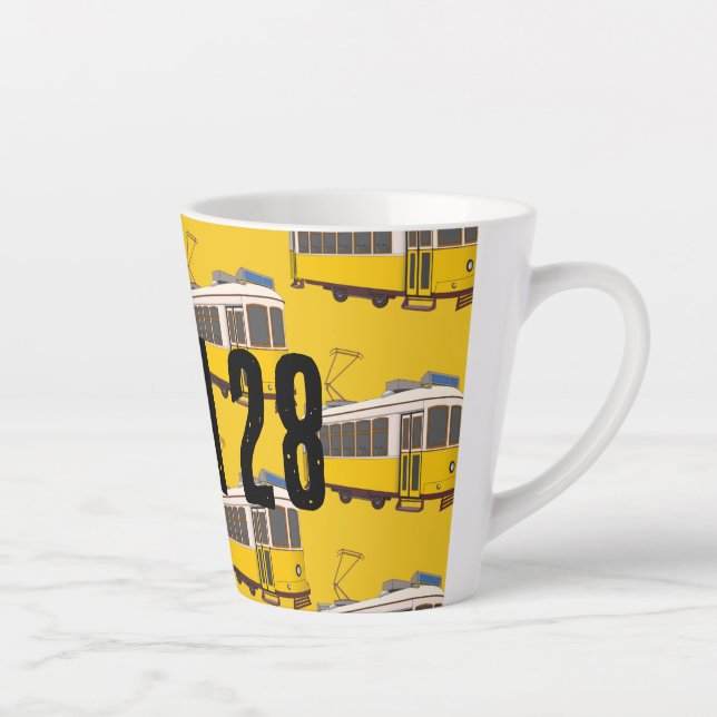 The Lisbon Tram 28 Latte Mug (Right)