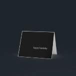 the little black birthday card--classic edition. card<br><div class="desc">You know... when you're not quite sure what kind of birthday card to get for someone? Maybe you don't want it to be too personal,  or they've grown up now and you don't want to feel so out-of-touch... 

Introducing: "the little black birthday card"!</div>
