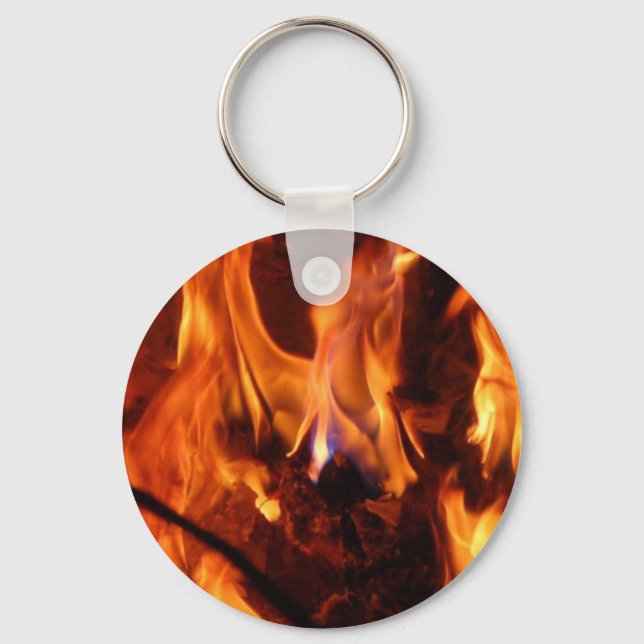 The little blue flame key ring (Front)