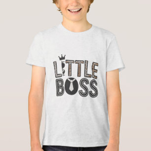 The Little Boss  Tri-Blend Shirt