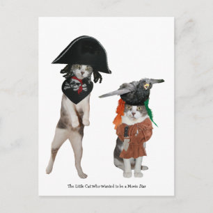 The Little Cat Who Wants to be a Movie Star Postcard