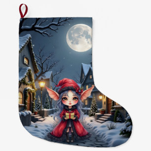 The Little Christmas Messenger. Large Christmas Stocking